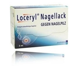 Nagellack gegen starken Nagelpilz Loceryl